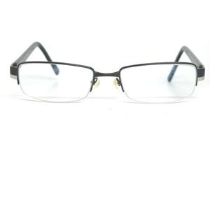 Prada Eyeglasses Frames Women Black Half Rim Metal Optical Glasses 21252
